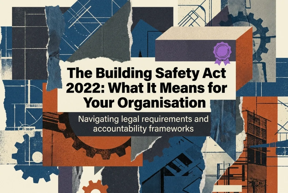 Professional header image for industry analysis: The Building Safety Act 2022: What It Means for Your Orga...