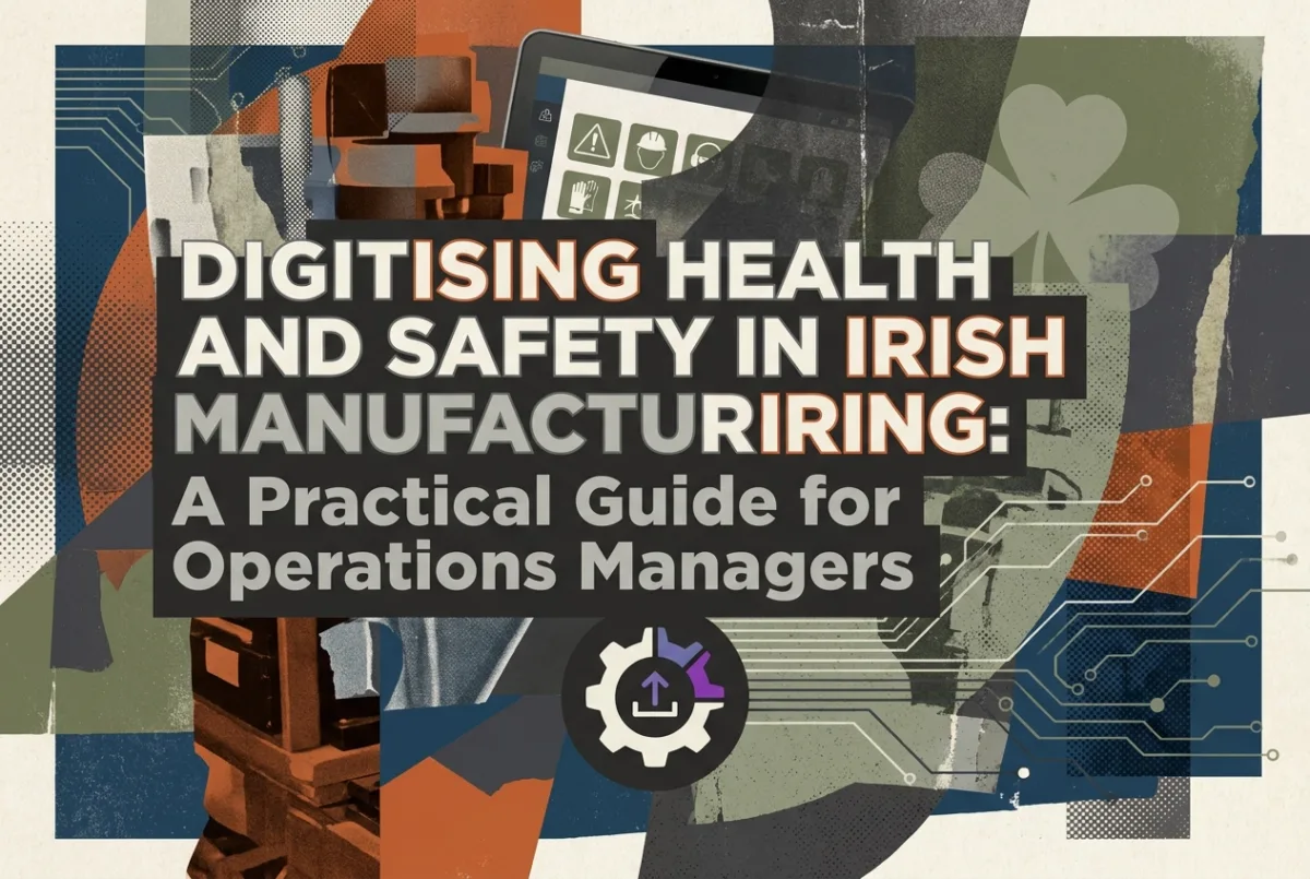 Professional header image for step-by-step guide: Digitising Health and Safety in Irish Manufacturing: A Pr...