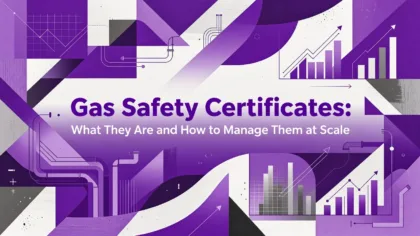 Professional header image for educational tutorial: Gas Safety Certificates: What They Are and How to Manage ...