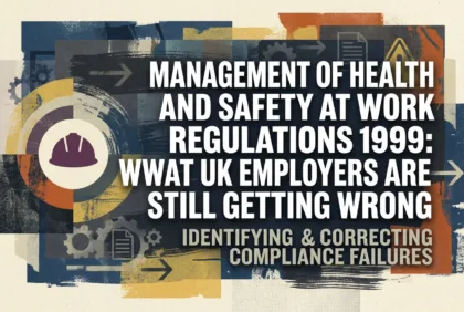 Professional header image for industry analysis: Management of Health and Safety at Work Regulations 1999:...