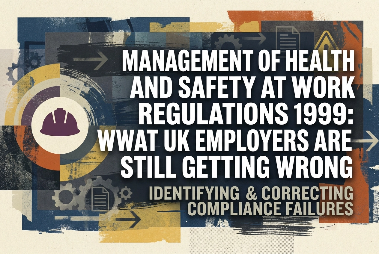 Professional header image for industry analysis: Management of Health and Safety at Work Regulations 1999:...