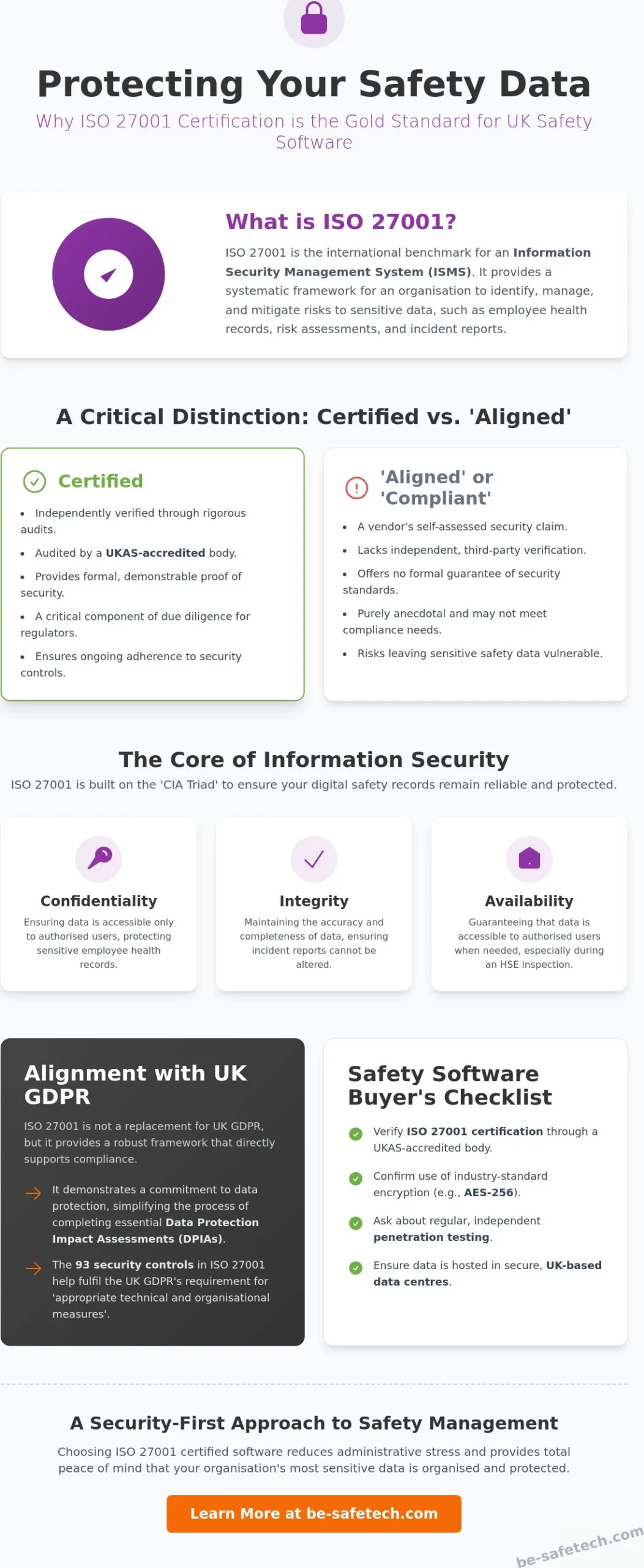 ISO 27001 Compliant Safety Software: A 2026 Reference Guide for UK Businesses
