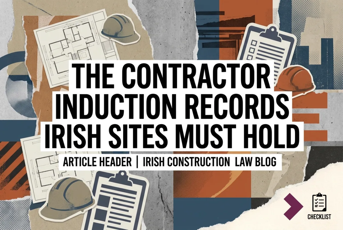 Professional header image for step-by-step guide: The Contractor Induction Records Irish Sites Must Hold